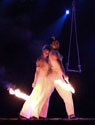 fire skewers and contemporary dance act