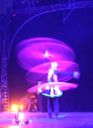 fire show, fire performance, circus, Australia, international, UV hula hoop
