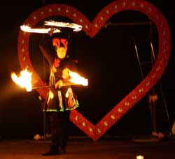 Fire entertainer, Australian, Canberra
