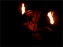 fire palms, dance with handheld fire balls