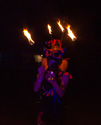 contact juggling with fire