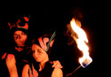 fire torch, fire performers, fire show, Will-o'-the-Wisp Circus act performed in Canberra, Australia